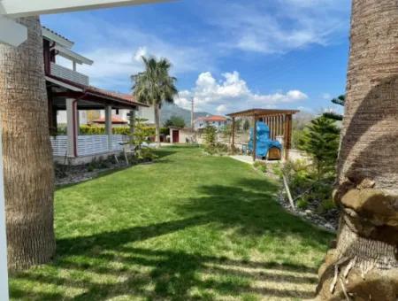 Duplex Wooden Villa For Sale In Dalyan Gülpınar On 900M2 Land